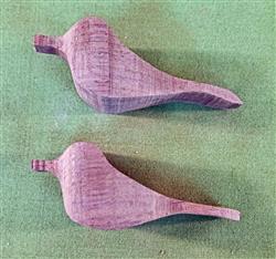 Comfort Bird Carving Blanks - Walnut - Set of 2 - $26.99